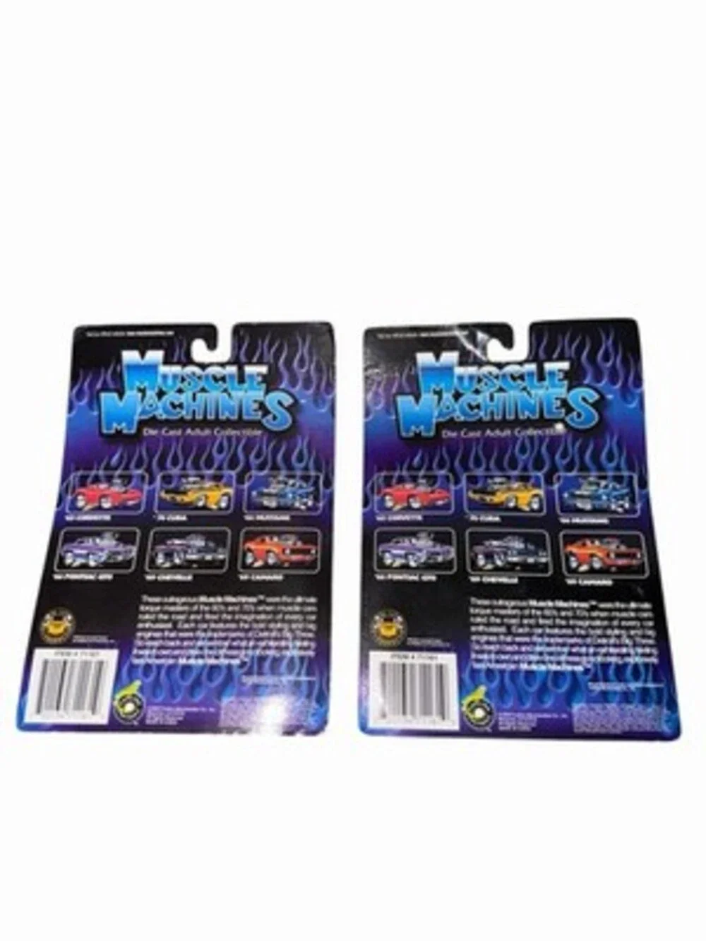 Muscle Machines ’55 Chevy & ’57 Chevy Diecast Cars Lot of 2